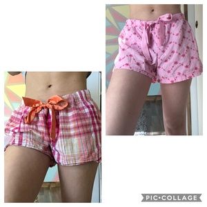 2 piece sleep shorts set